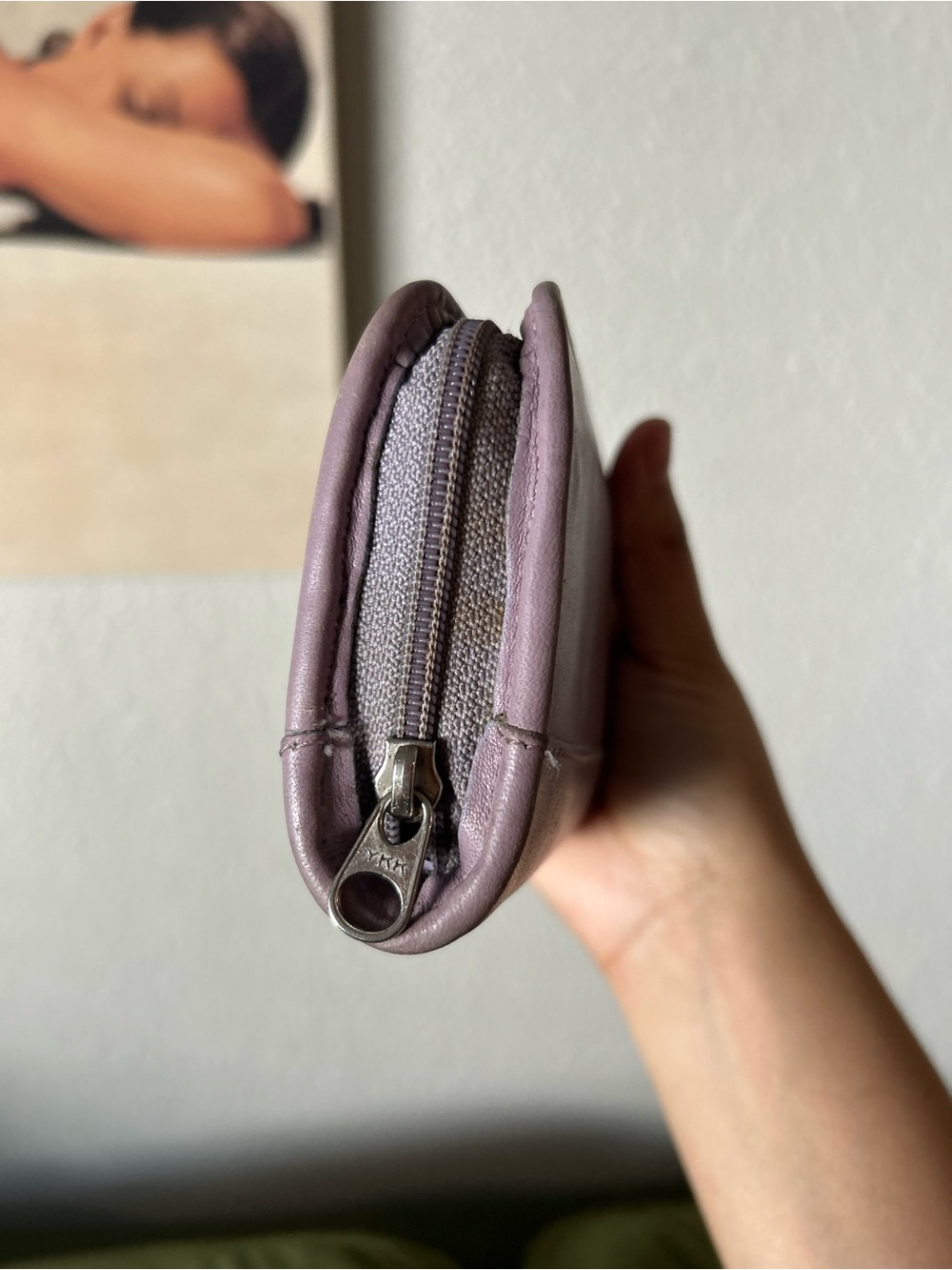 Vintage Coach Lavender Zip-Around Compact Clutch Wallet (Style 6901) - Picture 2 of 12